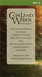 Mobile Screenshot of copelandwoods.com